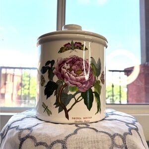 Ceramic Jar with Floral Design
